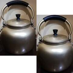 ホクセイ ◆ 大型 大容量 やかん 7.5L ◇ アルミ ケトル ヤカン 薬缶 湯沸かし 飲食 厨房 料理 昭和 レトロ アンティーク ◆ 軽量 業務用の画像