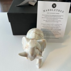 ぞう　オブジェ　置物　大理石　風水パワー  プレゼントの画像