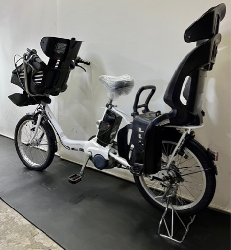 関東全域送料無料　業界最長12ヶ月保証　電動自転車　パナソニック　ギュットミニ　20インチ 8.9ah パワフル　白色