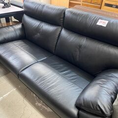 リサイクルショップどりーむ天保山店　No.10333　革張りソファー♪2人掛け♪超美品！　配達・設置可能！