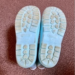 長靴　エメラルドグリーン　20cmの画像