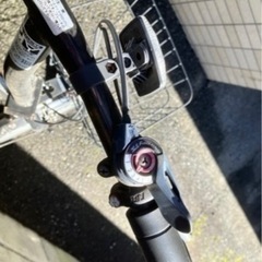 《近場なら配送します》早い物勝ち　折りたたみ自転車　ギア付き　鍵付き　ライト付きの画像