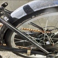 《近場なら配送します》早い物勝ち　折りたたみ自転車　ギア付き　鍵付き　ライト付きの画像