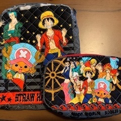 未使用　ハンドメイド　ワンピース　ポーチ2点セット