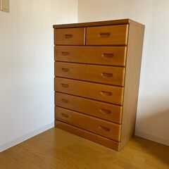 木製チェスト引き出し5段+小引き出し2個