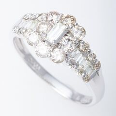 Pt900 ダイヤモンド リング 品番r22-150の画像