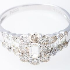 Pt900 ダイヤモンド リング 品番r22-150