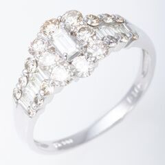 Pt900 ダイヤモンド リング 品番r22-150の画像