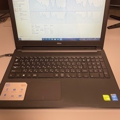 ゲーミングノートパソコン　DELL Inspiron 3558 (Core i5-5200U/12GB/HDD 500GB) ★GeForce920M搭載★