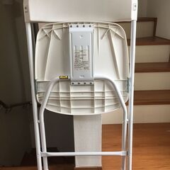 無印良品：スチールパイプ折りたたみチェアの画像