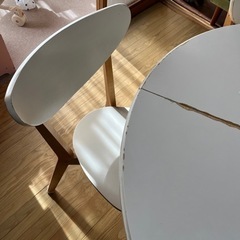 お値下げIKEAリアトルプ　ダイニングテーブルセットの画像