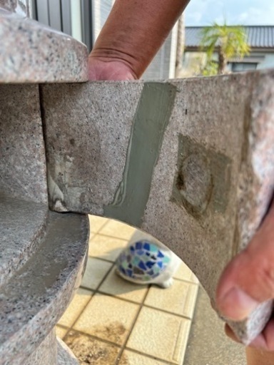 石材製の郵便ポスト