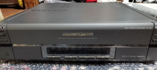SONY BS Hi-FiStereo wv-SW1 Hi8＆VHS ダブルレコダー　ジャンク品