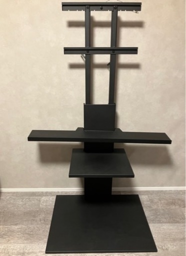 ◾️新規問合せ停止中◾️WALL 壁寄せ テレビスタンド V2 ハイタイプ 2020モデル 32型～60型対応　棚板２点付き