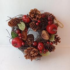 クリスマスリースの画像
