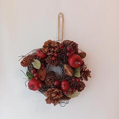 クリスマスリースの画像