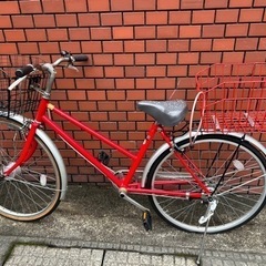 無料パンク自転車‼️差し上げます‼️
