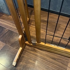 リッチェル ペット用 木製おくだけドア付ゲート S ブラウン S サイズの画像