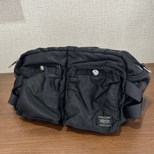 本日受け取り可能の方限定PORTERウエストバックポリエステル/BLK/無地