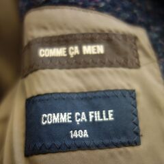 COMME CA FILLE コムサフィユ　ウールコート　140cm　キッズ　男の画像