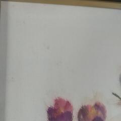 色紙額、箱は劣化しています。の画像