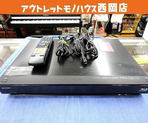 シャープ ブルーレイレコーダー HDD320GB 2009年製 BD-HDS32 リモコン付き 録画機器 SHARP AQUOS 西岡店