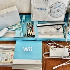 Nintendo Wii RVL-S-WD ホワイト　本体　マリオカート　セットの画像