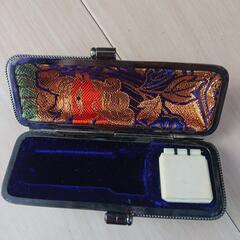 本ワニ革印鑑入れの画像