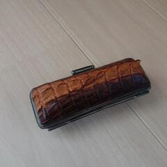本ワニ革印鑑入れの画像