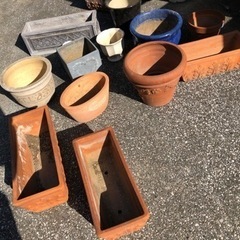 テラコッタ鉢　プランター　植木鉢