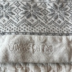 COMME CA ISMコムサイズム　ベビーポンチョ70〜80 グレーの画像