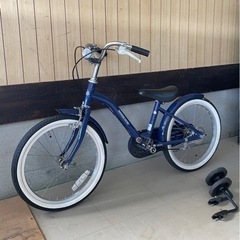 【購入者決まりました】キッズバイク　自転車　幼児自転車　子供用自転車　ネイビーの画像