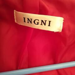 赤 ダウンコート ブルゾン INGNIの画像