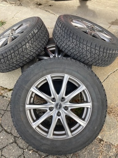 cx5スタッドレス付きマナレイアルミホイール4本セット