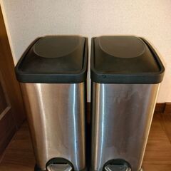 KEYUCA ステンレスゴミ箱 2個セットの画像