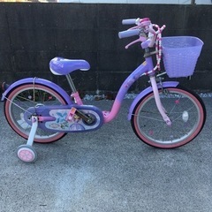 無料　18インチ女の子用自転車