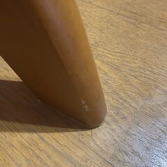  P0541 ダイニングテーブルセット　椅子3脚　3人掛け　ブラウン　横幅120㎝の画像