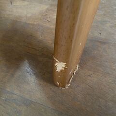  P0541 ダイニングテーブルセット　椅子3脚　3人掛け　ブラウン　横幅120㎝の画像