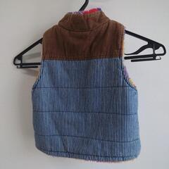 リバーシブル　ベストの画像