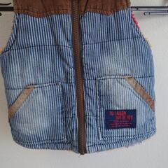 リバーシブル　ベストの画像