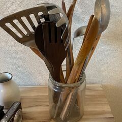 フライパン返し、炒める時のヘラ、パスタ/スープ取りなどのセット