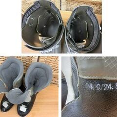 スキーブーツ 24/24.5cm マックーガーM305 アウトソール 287mm MCCOUGAR シルバー スキー靴 札幌 西野店の画像