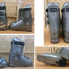 スキーブーツ 24/24.5cm マックーガーM305 アウトソール 287mm MCCOUGAR シルバー スキー靴 札幌 西野店の画像