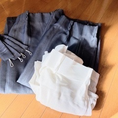 幅100×丈110×2枚レースカーテン付き