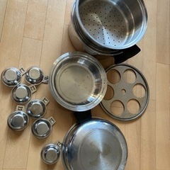 AMWAY☆アムウェイ鍋☆蒸器、その他付き☆の画像