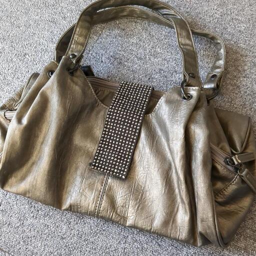☆レザー調ハンドバック☆自宅保管品