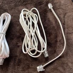 固定電話のコード類モジュラーの画像