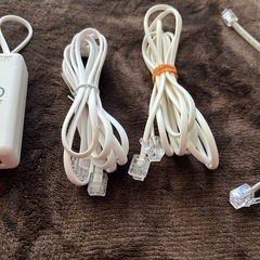 固定電話のコード類モジュラーの画像