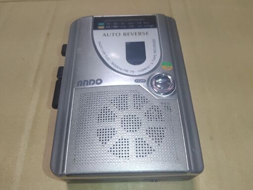 ANDO ラジオ付　カセットレコーダー　 RC7-620