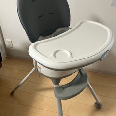 【さらに値下げ！美品です】ベビーから幼児まで使えるチェア★グレコ(GRACO)7in1ハイチェアフロアツーテーブル★定価22000円が！の画像